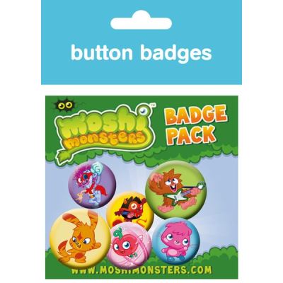 Set de Badges Moshi Monsters Monsters