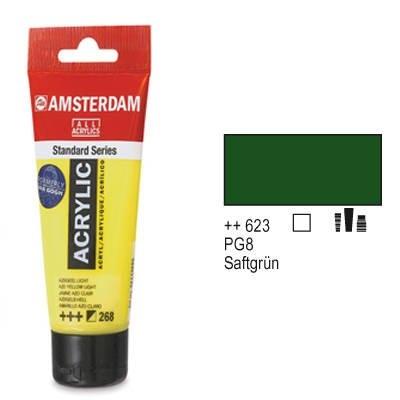 Amsterdam - peinture acrylique - 120ml - vert jus royal talens 17096232