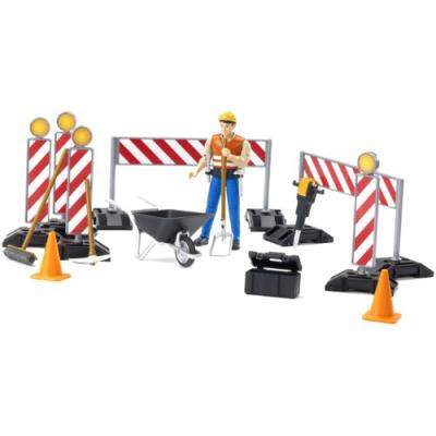 Bruder - 62000 - set de construction bworld avec figurine
