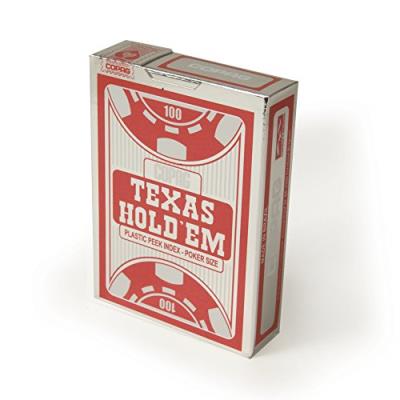 Cartamundi - Jeu de cartes - Texas Holde'em Gold : Rouge et Argent
