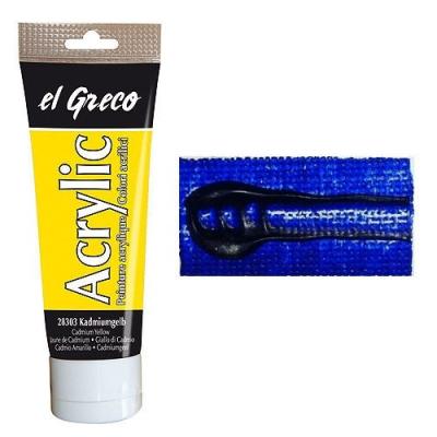 C.kreul peinture acrylique el greco, bleu ultra marine, 75ml 28312