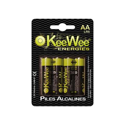 Piles Alcalines R6-Aa Blister De 4 Piles