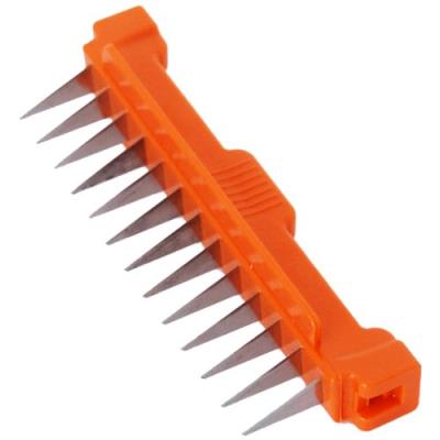 De buyer 2012.96 'ultra' peigne julienne orange - 7 mm - pour mandoline ultra