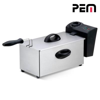 Friteuse À Huile En Inox 2000w - Capacité 3l Avec Cuve Indépendante