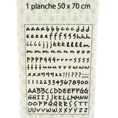 Planche de stickers 'Alphabet' (50x70 cm)