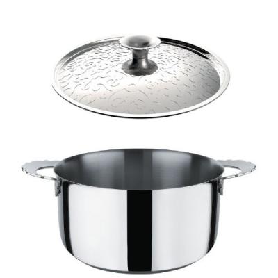 alessi marmite en acier inoxydable 11 x 11 cm 300 cl