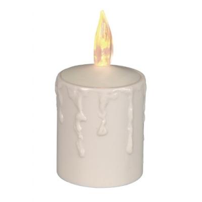 Star 066-20 Bougie Led En Cire Avec Détecteur De Lumière À Piles Multicolore 10 X 8 Cm