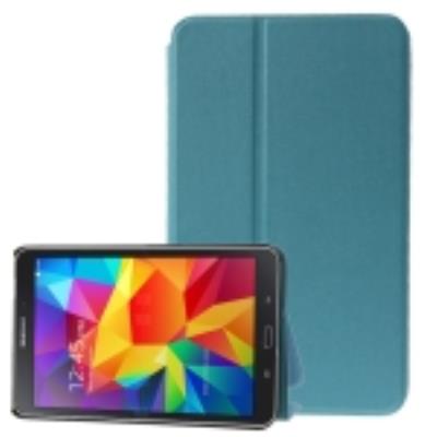 Galaxy Tab 4 8.0 T330 : Coque Housse Cuir (PU) Bleu « Texturé »