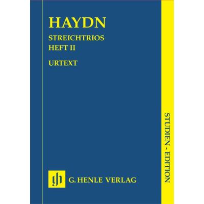 Partitions classique HENLE VERLAG HAYDN J. - STRING TRIOS, VOLUME 2 Ensemble à cordes