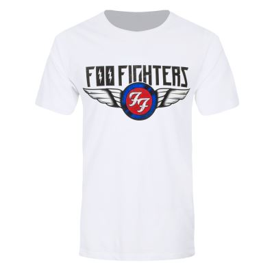 Foo Fighters T-Shirt Wings Homme Blanc - Taille XXL