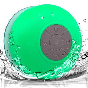 Enceinte Bluetooth AquaSound Résistante à l eau pour SDB et Douche - Vert -  Enceinte PC - Achat & prix