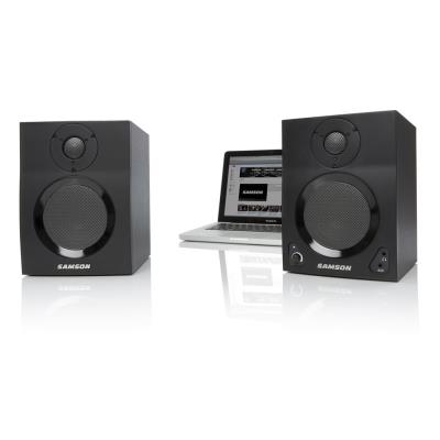 Samson sam4bt mediafone bt4 paire de moniteurs actifs 2 x 20 w bluetooth sambt4