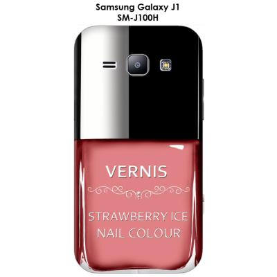 Coque Samsung Galaxy J1 - SM-J100H Vernis Strawberry Ice