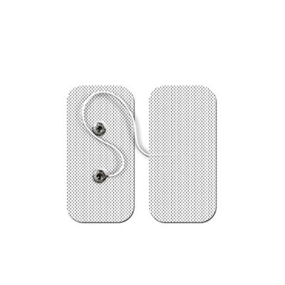 Électrode exportée Sportelec avec bouton pression blanc
