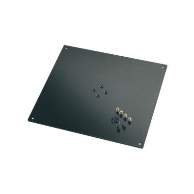 Enceintes de monitoring K&M 26792-042-56 PLAQUE SUPPORT NOIRE 420 X 5 X 380 MM 60 KG Pieds enceintes de monitoring