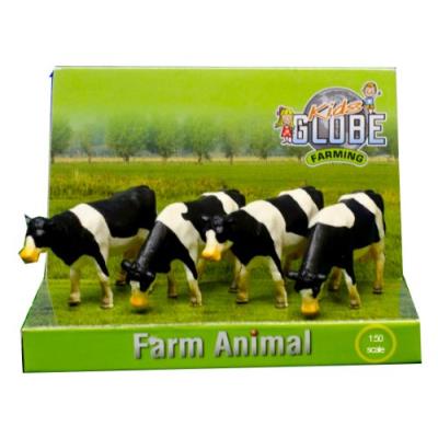Kids globe - 571967 - set de 4 vaches - debout