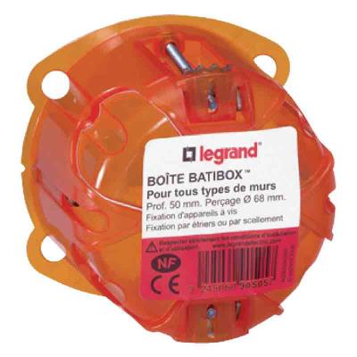 Legrand boîte encastrement 1 poste multimatériaux leg90505