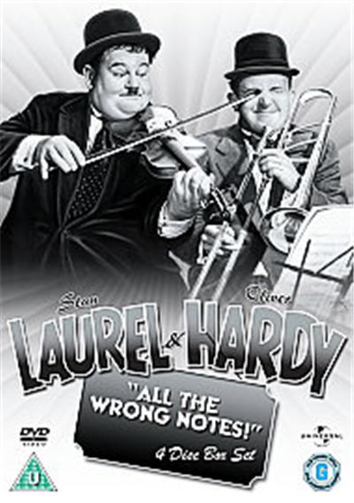 Laurel And Hardy - All The Wrong Notes Collection - The Bohemian Girl/ Saps At Sea/Swiss Miss/Way Out West , (Box Set)