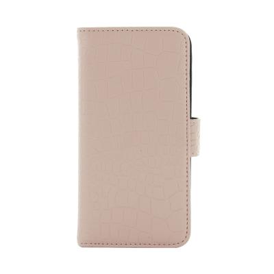 Coque et porte-cartes façon croco pour iPhone 6/6S HOLDIT - 611627 Rose