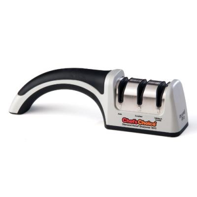 Choix du chef 23,8 x 5.1 x 7.0 cm manuel diamant hone aiguiseur, noir/argenté