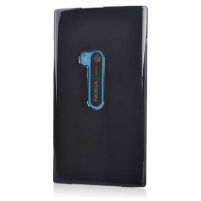 Housse Nzup Softy Noire Glossy pour Nokia Lumia 920.