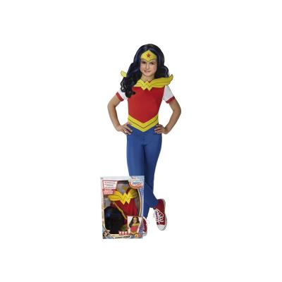 Déguisement Fille Wonder Woman T-XL avec Perruque