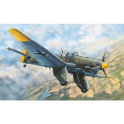 Maquette avion militaire : junkers ju-87a stuka trumpeter