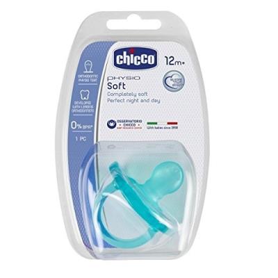 Chicco physio soft sucette en silicone bleu 12 mois+ 271321