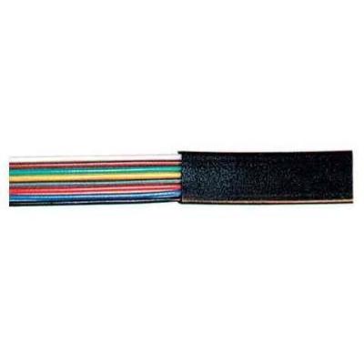 Shiverpeaks cable téléphonique, plat, noir, 100 m bs76106