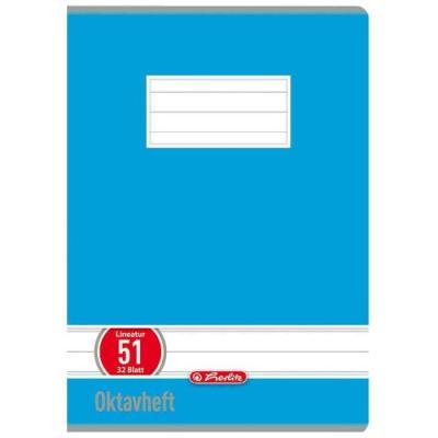Herlitz cahier octave x.book format a6 ligné 70g m2 60f 285619