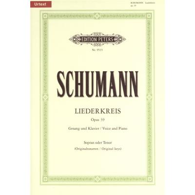 Partitions classique EDITION PETERS SCHUMANN ROBERT - LIEDERKREISE OP.39 - VOICE AND PIANO (PAR 10 MINIMUM) Choeur et ensemble vocal