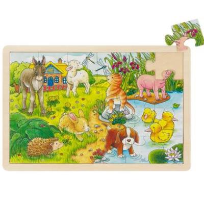 Puzzle Jeu en bois 24 pièces Format A4 Jouet Enfant 2 ans +.