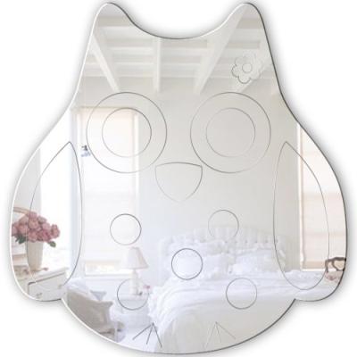 mungai mirrors miroir acrylique hibou 15 cm