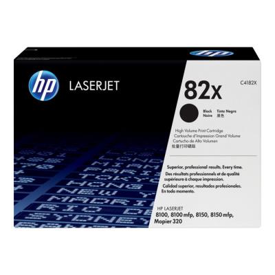 HP 82X - hoog rendement - zwart - origineel - LaserJet - tonercartridge (C4182X)