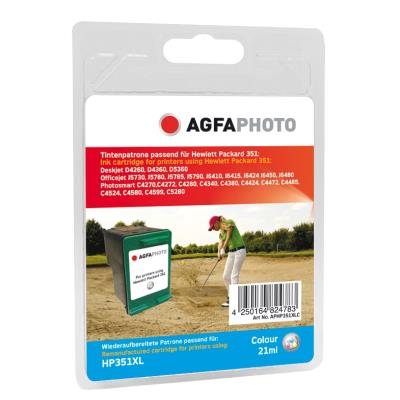 Agfaphoto aphp351xlc cartouche dencre bleu, rose, jaune