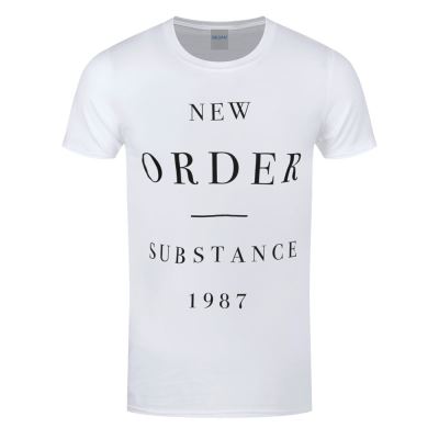 New Order T-Shirt Substance Homme BlancS