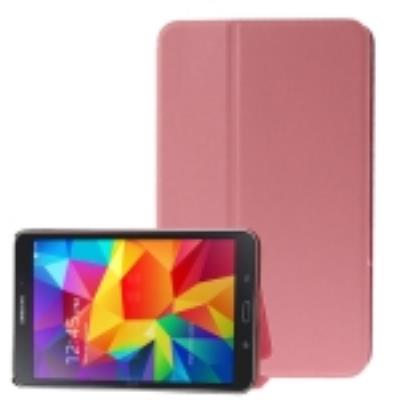 Galaxy Tab 4 8.0 T330 : Coque Housse Cuir (PU) Rose « Texturé »