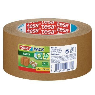 Tesa Ruban adhesif 57180 Papier eco marron 50 m x 50 mm - vue 2