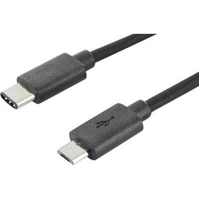 Câble de raccordement digitus usb 2.0 [1x - 1x usb 2.0 mâle micro-b] 1.80 m noir dk-300137-018-s
