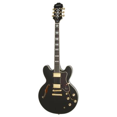 Guitares Électriques Epiphone Sheraton Ii Pro Ebony Demi-Caisse