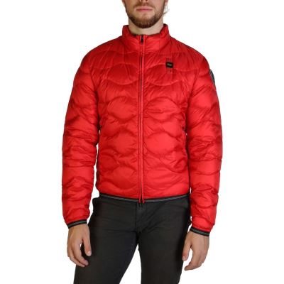 Blauer 19SBLUC03049.004938 451BM Rosso G. int. BLU Giubbotto Uomo Giubbino Corto Imbottito AD Onde Hill