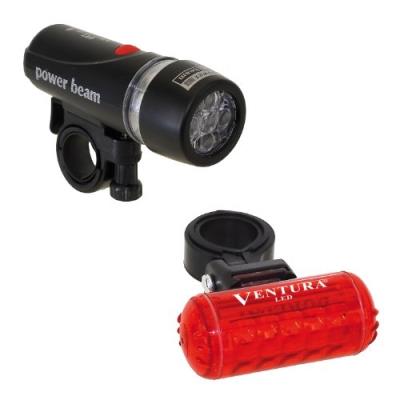 M-wave set de lampe avant pour vélo à piles