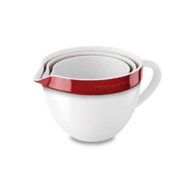 Bols Kitchenaid SET 3 BOLS ROUGE