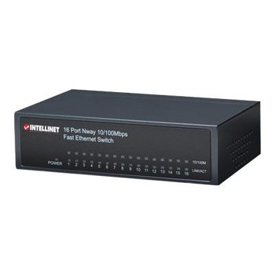 Intellinet Fast Ethernet Office Switch - switch - 16 poorten - desktop