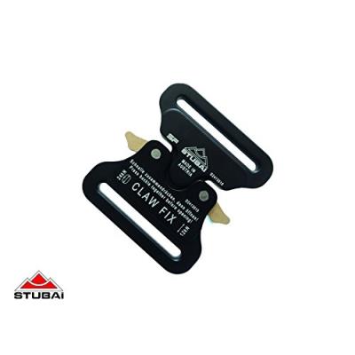 Stubai sports boucle de serrage anodisée ajustable avec fixation à patte blanc 45 mm