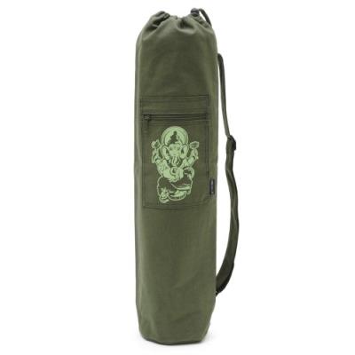 Yogistar sac pour tapis de yoga basic ganesha vert olive