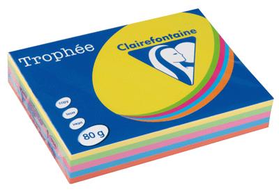 Clairefontaine - Ramette Papier Clairefontaine A3 80g Assortie Intence