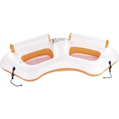Fauteuil de piscine gonflable 2 places avec porte-gobelets
