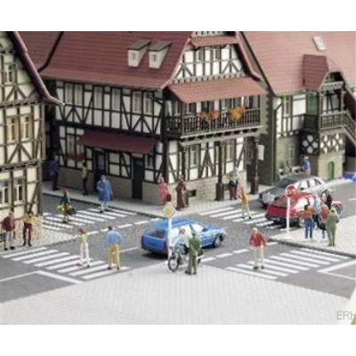 BUSCH ENVIRONNEMENT - BUE7074 - MODÉLISME FERROVIAIRE - CARREFOUR ASPHALTE - ECHELLE HO