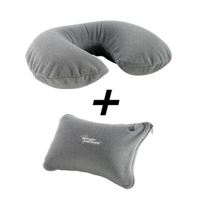 Coussin gonflable spécial nuque + mini coussin